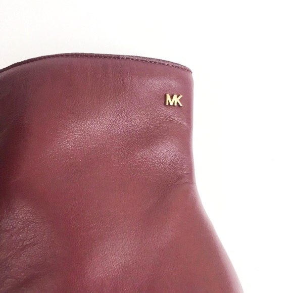 Michael Kors Maroon Heeled Booties✨Brand New! - Picture 5 of 8